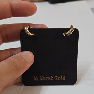 14 Karat Gold Hoop Earrings